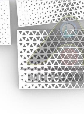 犀牛grasshopper参数化三角渐变化纹理生成插件，牧渊自动发货