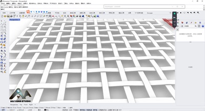 犀牛grasshopper  两边穿插编织体生成插件，牧渊工作室出品