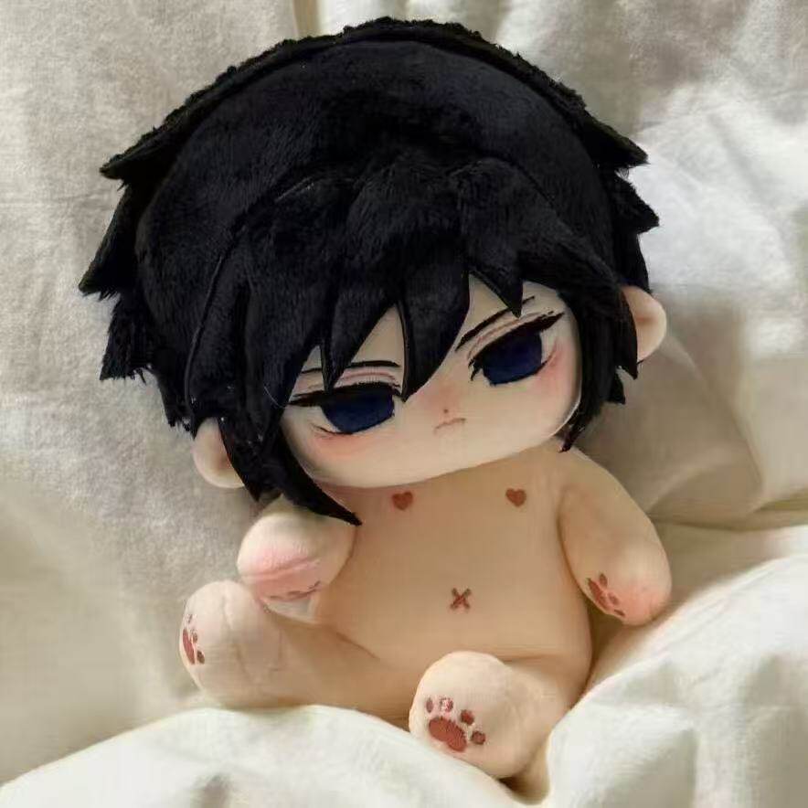 鬼灭之刃20厘米棉花娃娃富冈义勇高颜值礼物原创玩偶公仔女生动漫