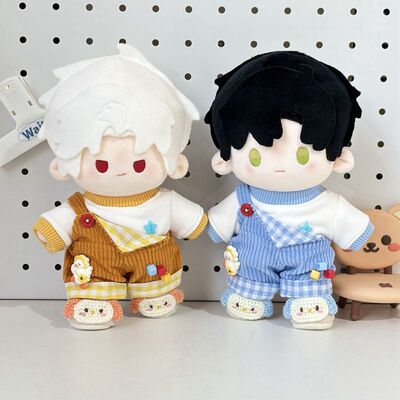 20cm坐姿棉花娃娃娃鞋可爱鞋子超萌玩偶替换生日礼物卡通小狗鞋