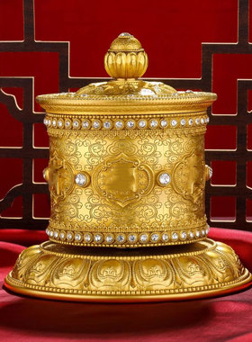 手动指捻转筒慧宝民族风家用铜