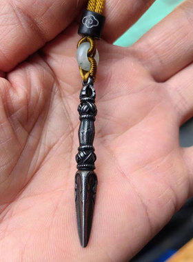 亚青天铁金刚杵吊坠民族风