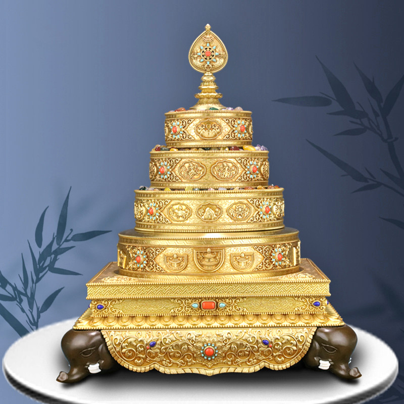 慧宝曼扎盘密宗摆件供佛用品