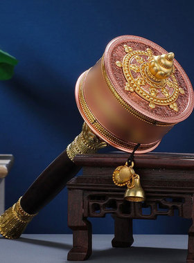 手摇转轮藏式民族风用品