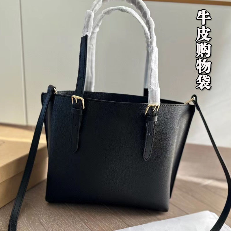 牛皮包手提单肩斜挎托特购物袋腋下包休闲上班日用经典欧美经典包