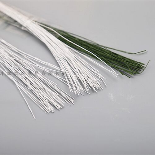 纸包糖花铁丝 翻糖花杆 铁丝花枝花杆18-20-22-26-28-30号 50根