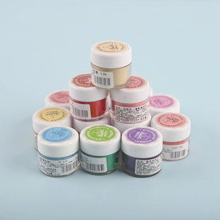 可食用油性色粉奶油霜巧克力翻糖牌花瓣威化纸花人偶动物腮红上色