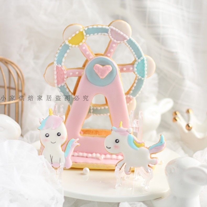 KT 美国队长 摩天轮独角兽甜品台糖霜饼干模翻糖模具粘土卡通馒头