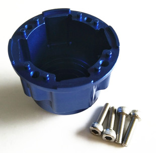 TRAXXAS UDR直桥短卡金属前中铝合金差速器外壳升级件8581X