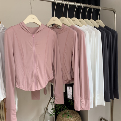 户外短款空调开衫防晒衣