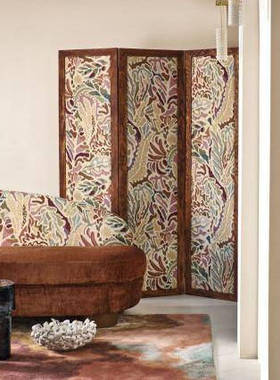 casamance法国进口面料Pae现代波西米亚装饰风格抽象编织窗帘家具