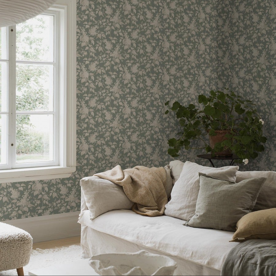 borastapeter瑞典现代北欧玫瑰花