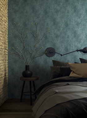 德国原装进口玛堡墙纸现代简约混凝土质感客卧室壁纸34184 34193