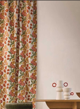 casamance法国进口面料现代乡村风聚酯纤维刺绣客厅窗帘41350123