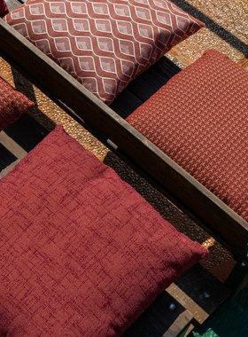 rubelli意大利原装进口面料聚酯纤维树皮纹理家具座椅垫30685-001