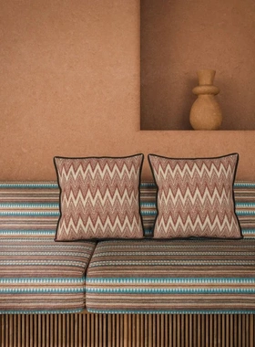 casamance法国进口面料Serapes现代经典条纹座椅或装饰靠垫451703