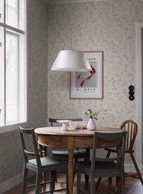 瑞典原装进口borastapeter墙纸现代北欧田园小碎花客厅卧室餐壁纸