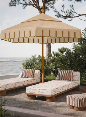 casamance法国进口面料Yei现代编织条纹室内或室外家具布艺477401