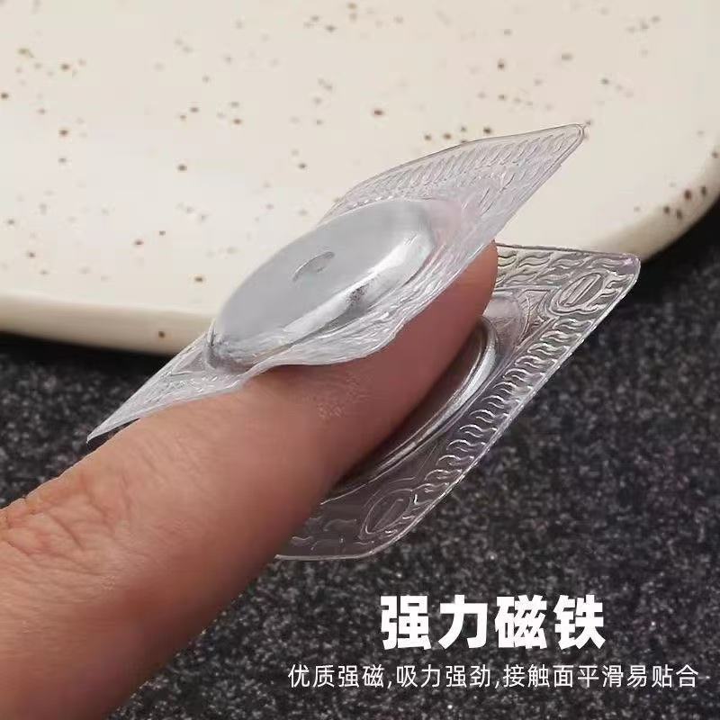 强力磁吸扣服装箱包磁力扣暗扣圆形子母扣隐形磁铁扣pvc防水磁扣