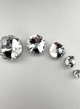 水晶圆形卫星D爪钻玻璃手缝钻水钻小圆钻衣服婚纱鞋子补钻爪钻