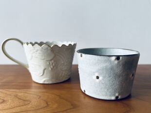 日本 作家器孤品 葛西国太郎 前田叶子 陶瓷杯 国内现货