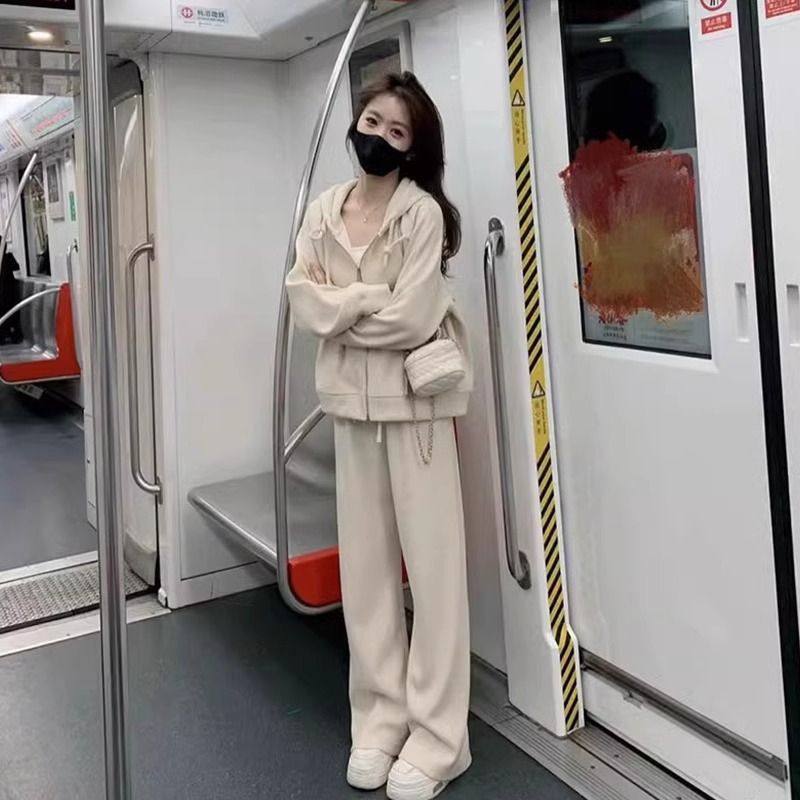 大码女装秋季洋气休闲两件套遮肉显瘦卫衣运动套装女胖mm200斤300,女装/女士精品,时尚套装,淘宝优惠券,粉丝福利购,淘宝优惠卷