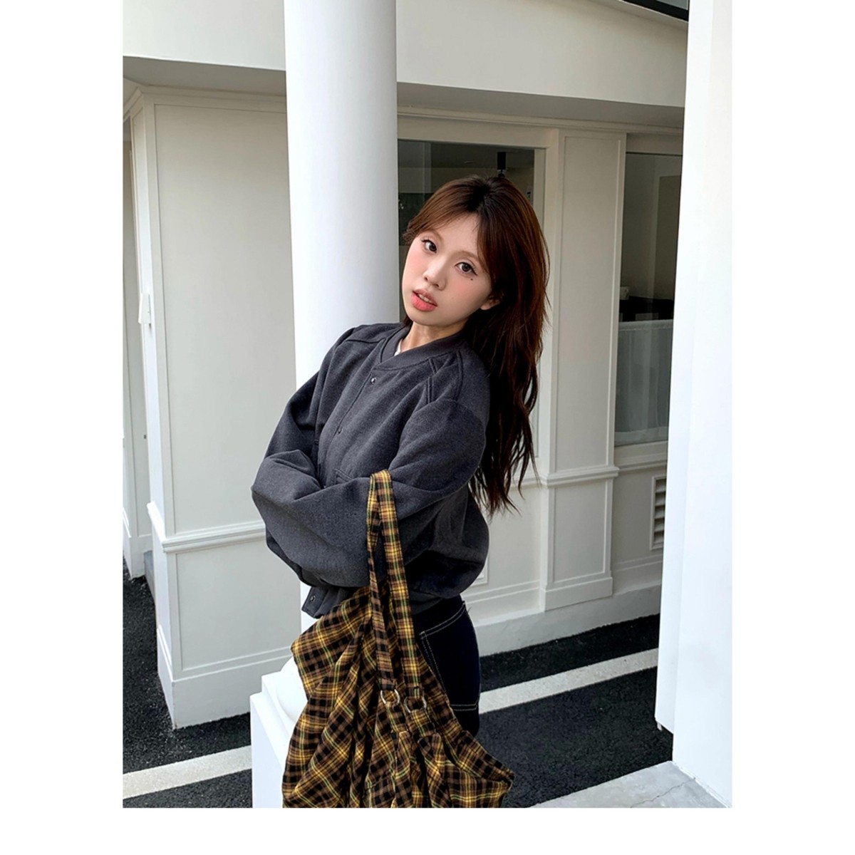 灰色短款连帽卫衣外套女秋冬2026新款加绒加厚小个子收腰开衫上衣,女装/女士精品,卫衣/绒衫,淘宝优惠券,粉丝福利购,淘宝优惠卷