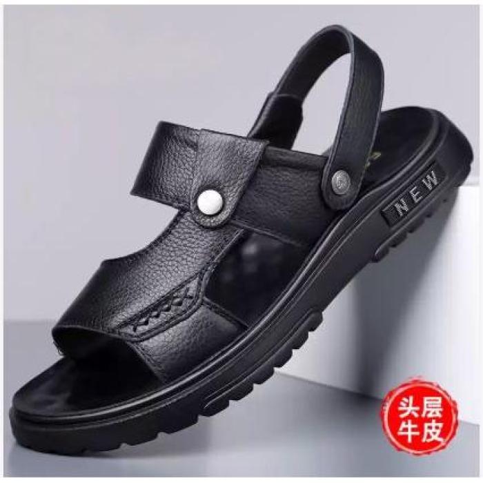 蜘蛛王男鞋夏季新款凉鞋沙滩鞋男士软底凉拖防滑耐磨两用拖鞋