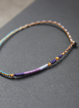 全手工编制龙抬头手绳