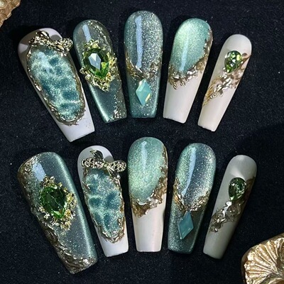 西域风水波蓝布契拉缇轻奢穿戴甲