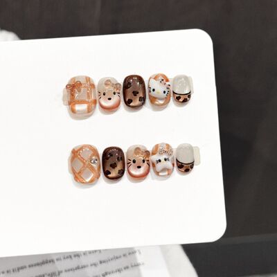 高级质感可爱卡通小众设计穿戴甲