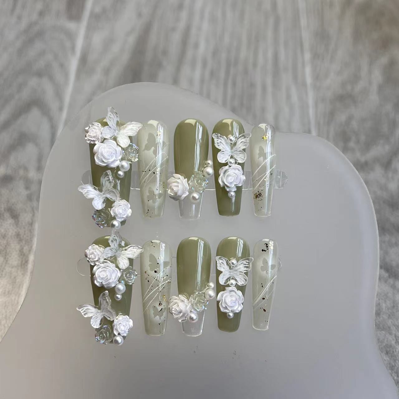 立体山茶花绿野仙踪显白穿戴甲
