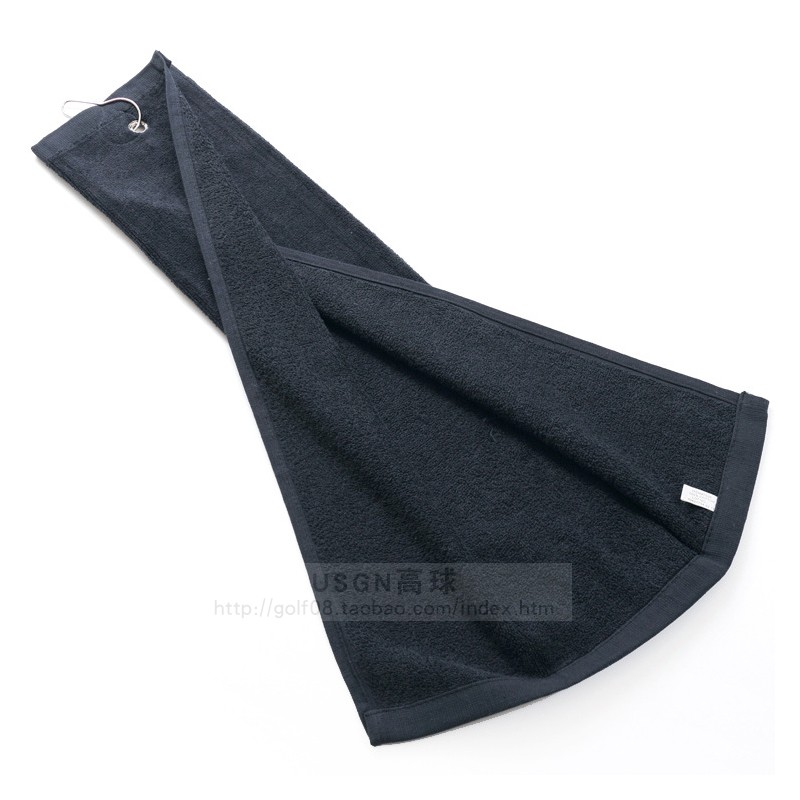 高尔夫毛巾擦球杆擦球带挂钩清