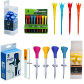 高尔夫限位钉盒装 塑胶可调节散装 发球T高度85mm球TEE耐打球梯座托