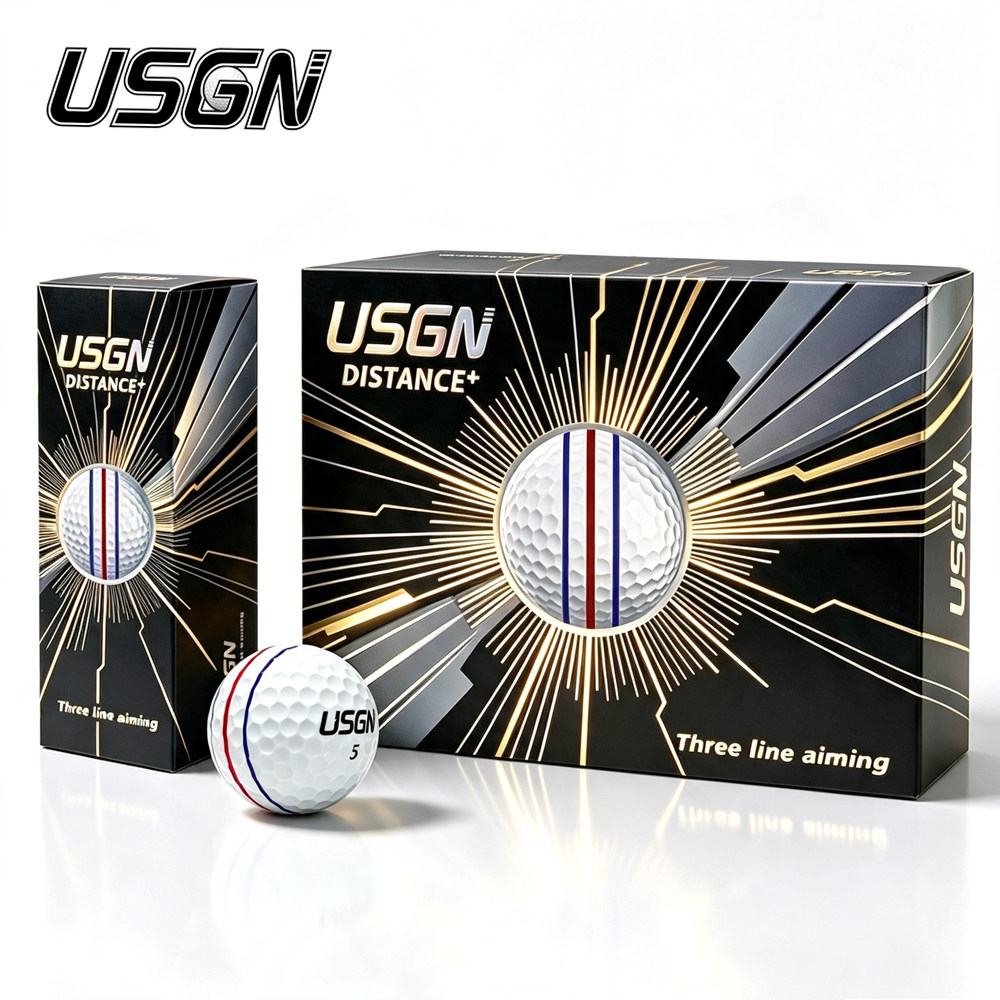 高尔夫球3层全新USGN比赛球