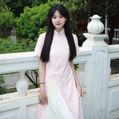 小个子短袖 微笑向暖 旗袍 年轻款 连衣裙日常夏季 少女新中式 改良版