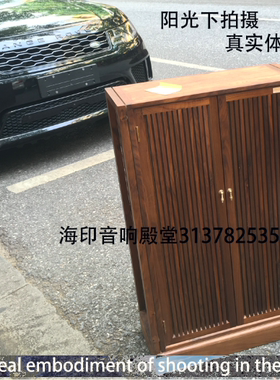 WCD-288北美黑胡桃实木带扩散CD柜碟片收藏柜唱片展示架新款包邮