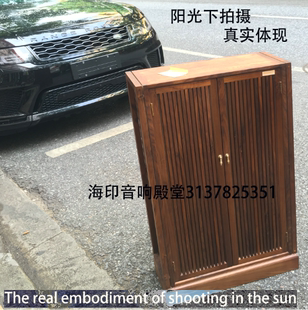 WCD-288北美黑胡桃实木带扩散CD柜碟片收藏柜唱片展示架新款包邮