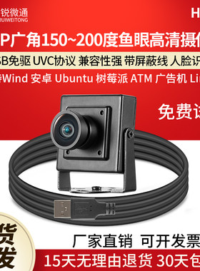 杰锐微通720p广角鱼眼摄像头