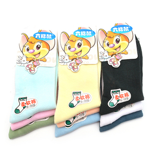 儿童袜子 纯棉 童袜学生袜吸汗小孩袜子 正品 春秋薄款 六指鼠