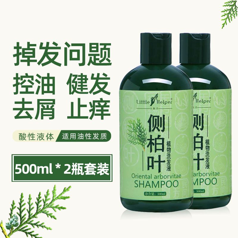 侧柏叶控油防脱洗发水套装