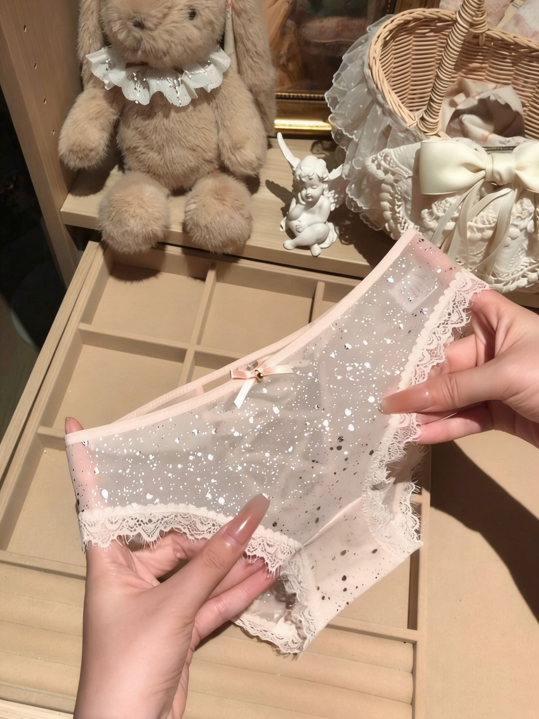 温柔姐姐的奶油粉美内~好显腿长啊！内裤女2026新款小心机禁欲系