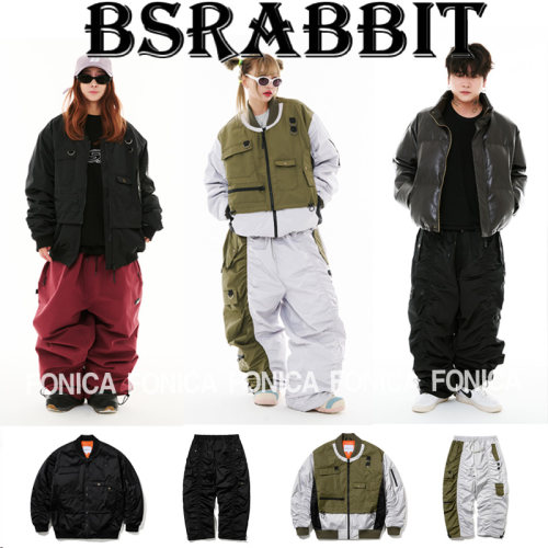 2BSRABBIT韩国滑雪衣防水防风
