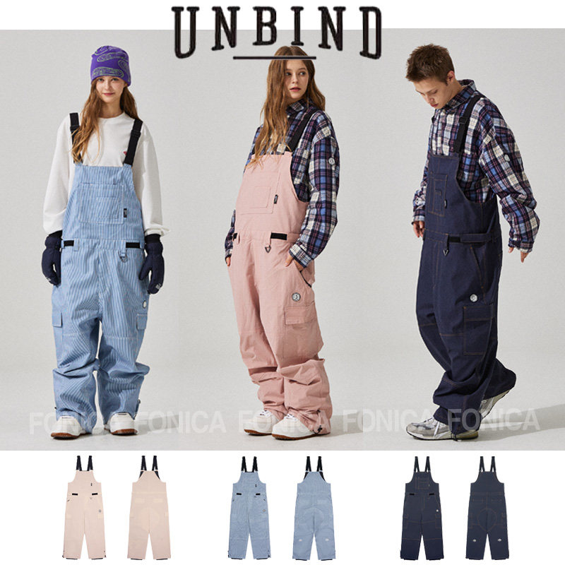 2526UNBIND滑雪服背带裤防水宽松图片