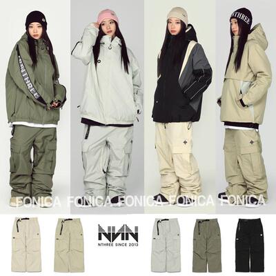 滑雪裤NNN防水耐磨宽松休闲灰色