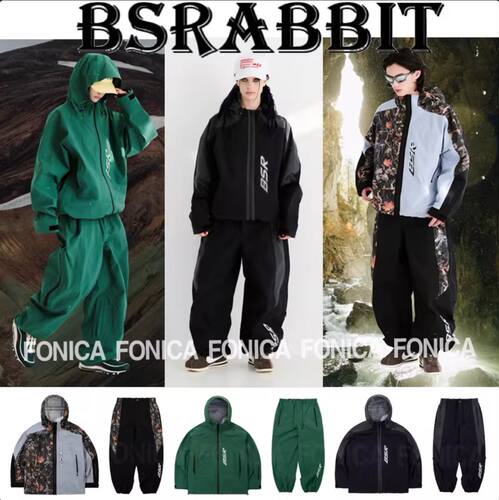 滑雪服BSRABBIT拉链防水防风3L