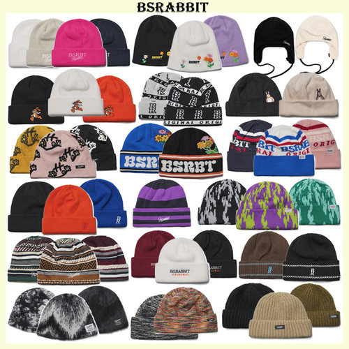 BSRABBIT滑雪帽针织帽保暖运动