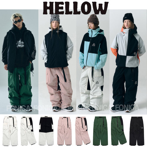 HELLOW韩国滑雪裤防水透气男女款