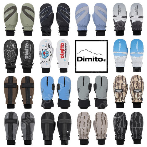 DIMITO韩国滑雪手套防水防寒保暖