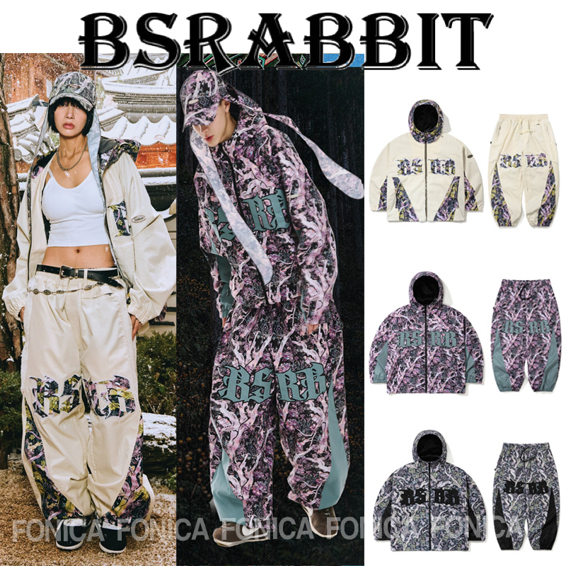 BSRABBIT韩国滑雪服防水单板连帽